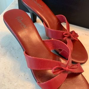 Cute red sandals 8M Just in time for spring!